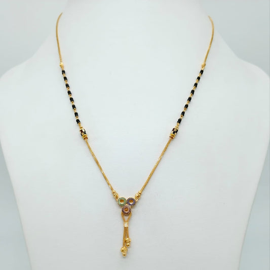 Unique pendant Short Mangalsutra