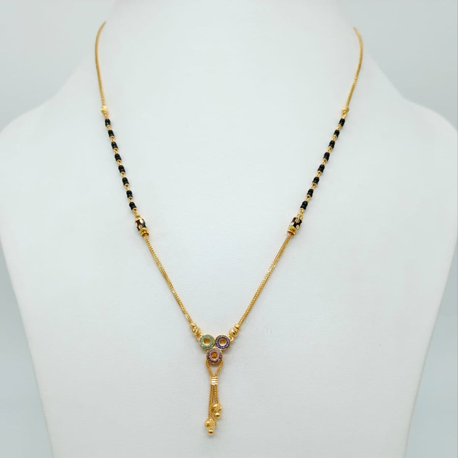 Unique pendant Short Mangalsutra