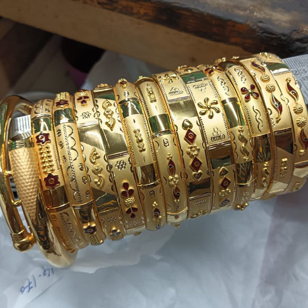 35gms Half round Bangles