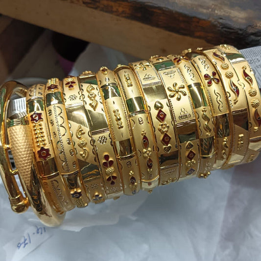 35gms Half round Bangles