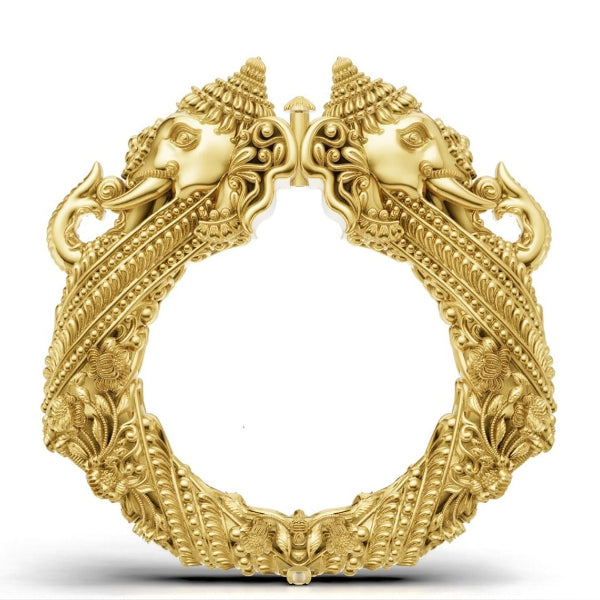 Elephant design Electroforming kada
