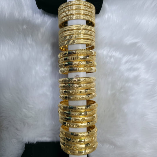 45gms Half round Bangles