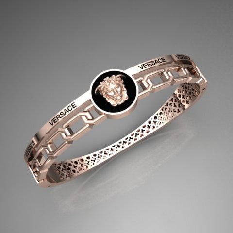 Versace Rose gold kada