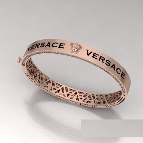 Versace Rose gold kada