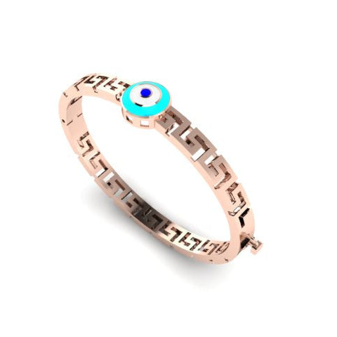Evil eye Rose gold kada