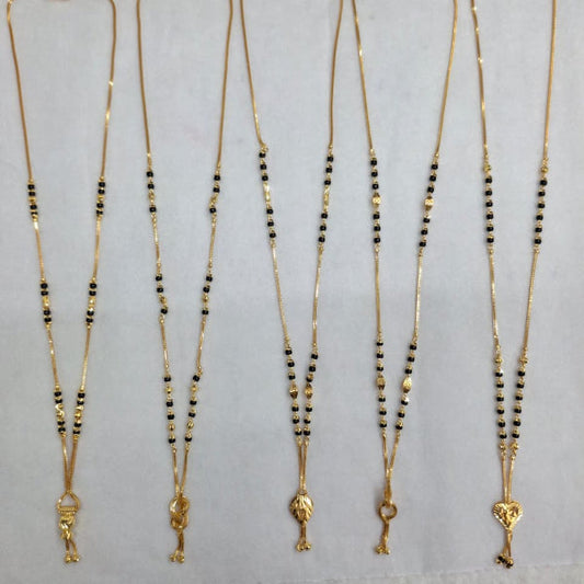 Short Mangalsutra with heart pendant