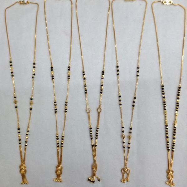 Short Mangalsutra with vertical para