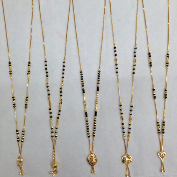 Short Mangalsutra with short pendant