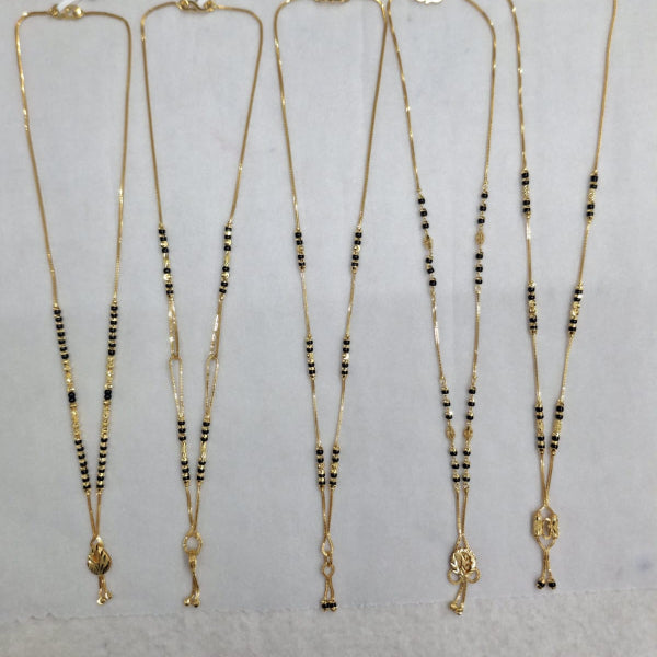 Short Mangalsutra with vertical para