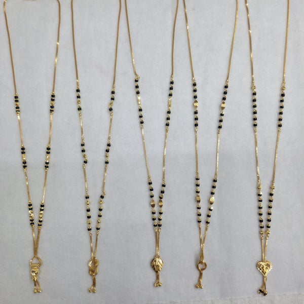 Short Mangalsutra with vertical para