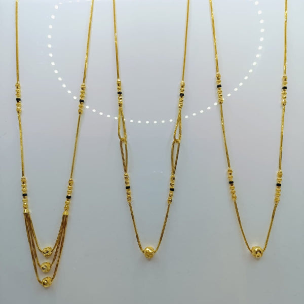 Short Mangalsutra with ball pendant