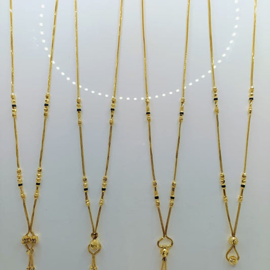 Short Mangalsutra with small pendant