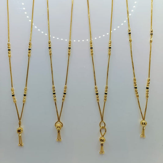 Short Mangalsutra with ball pendant