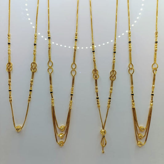 Short Mangalsutra with ball pendant