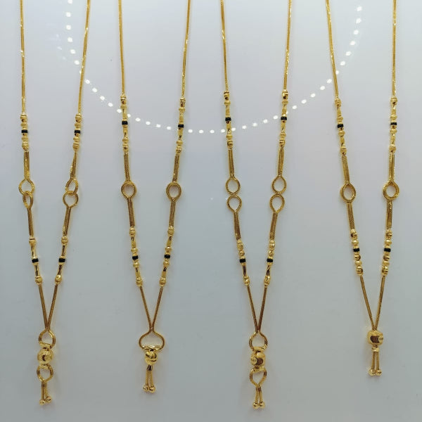 Short Mangalsutra with ring pendant