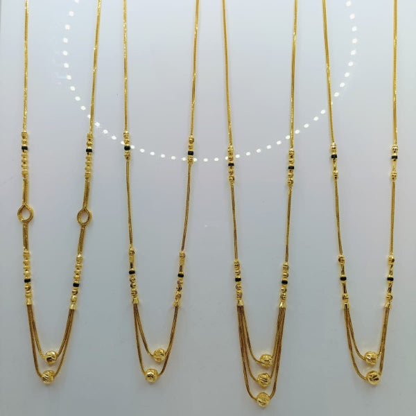 Short Mangalsutra with ball pendant