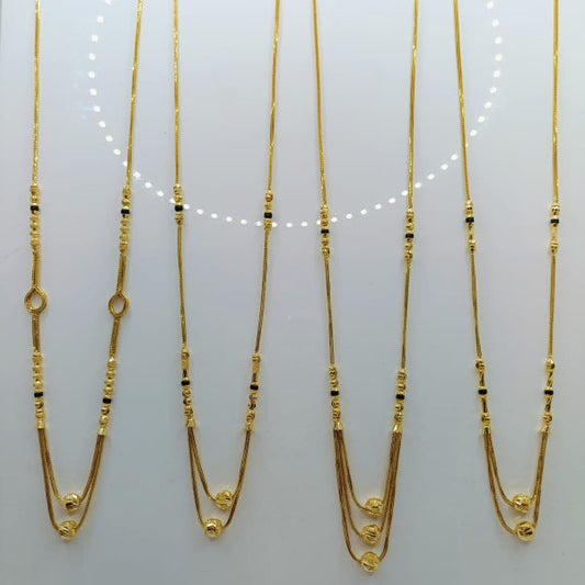 Short Mangalsutra with ball pendant
