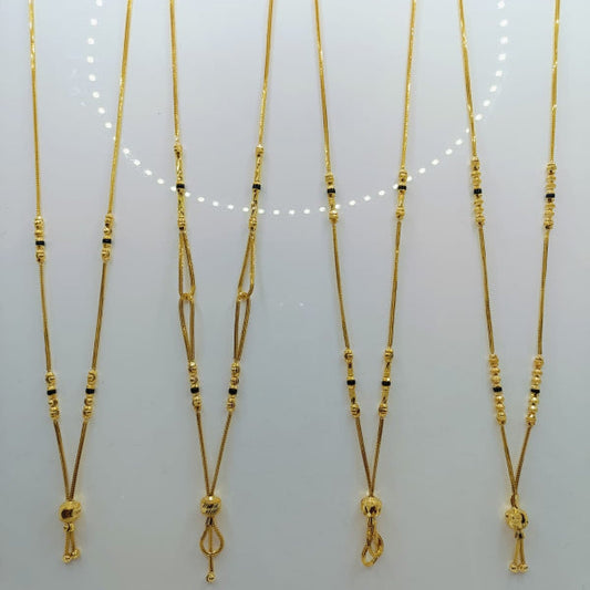 Short Mangalsutra with ball pendant