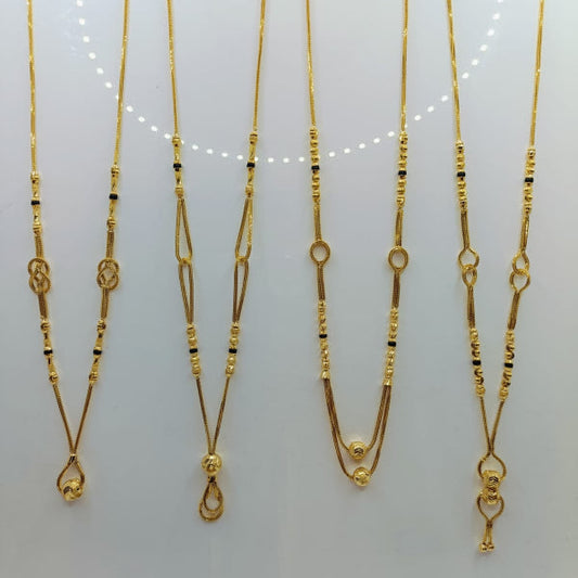 Short Mangalsutra with ball pendant
