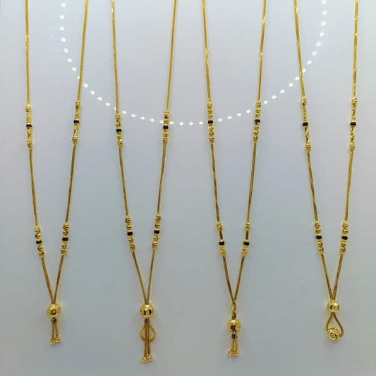 Short Mangalsutra with ball pendant