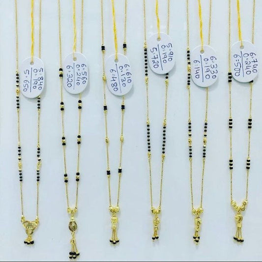 Short Mangalsutra with small pendant