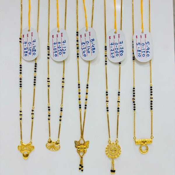 Short Mangalsutra with beautiful pendant