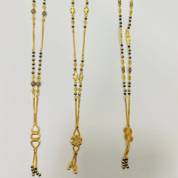 Short Mangalsutra with chain pendant