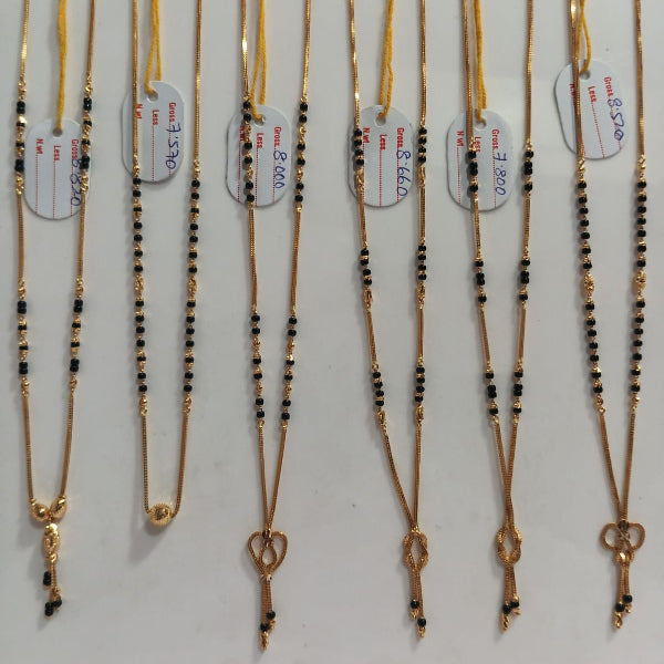 Short Mangalsutra with small chain pendant