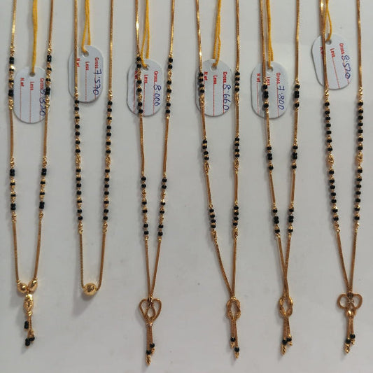 Short Mangalsutra with small chain pendant