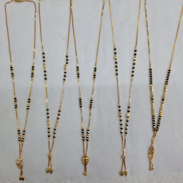Short Mangalsutra with chain pendant