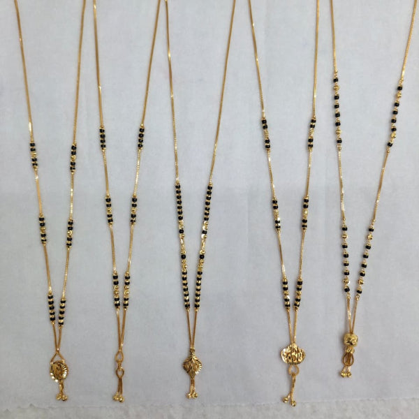 Short Mangalsutra with long pendant