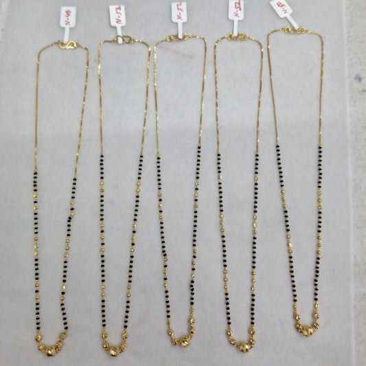 Short Mangalsutra with ball pendant