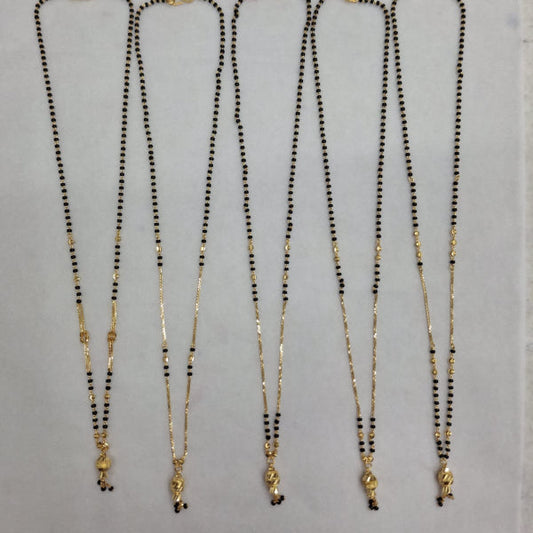 Short Mangalsutra with ball pendant