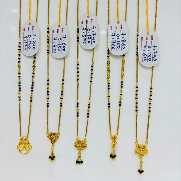 Short Mangalsutra with beautiful pendant